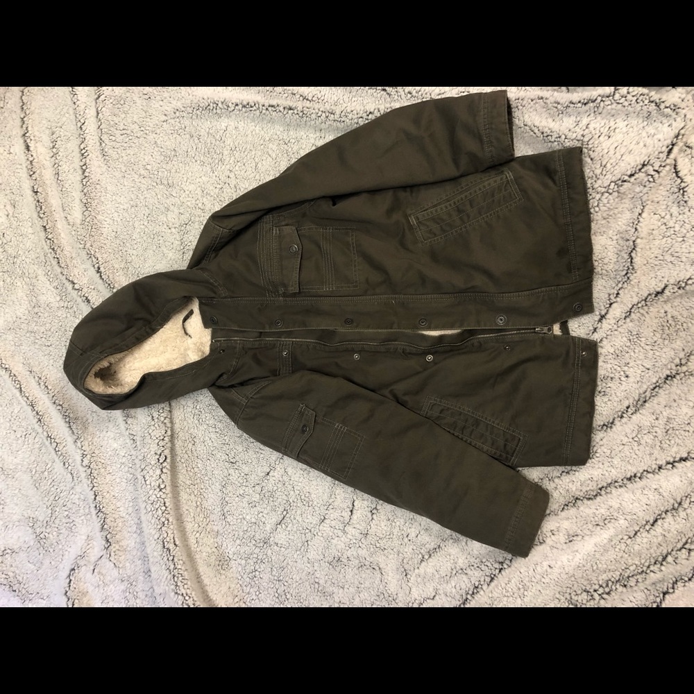 Vintage old navy Sherpa lined jacket